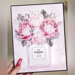 Designer inspired 8 1/2"x11" Framed Wall Art